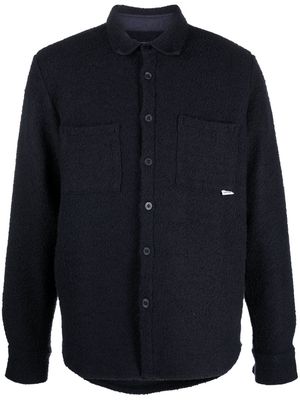 ARTE bouclé shirt jacket - Blue