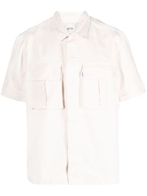 ARTE chest-pocket cotton shirt - White