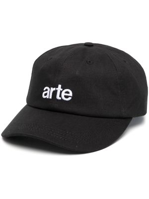 ARTE embroidered-logo cap - Black