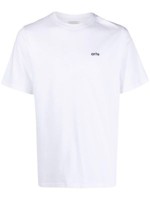 ARTE graphic-print cotton T-shirt - White