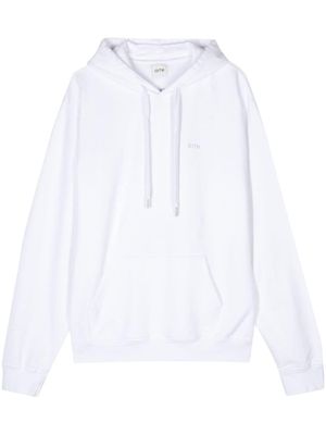 ARTE Hank Back Multi Runner cotton hoodie - White