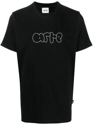 ARTE logo-print short-sleeve T-shirt - Black