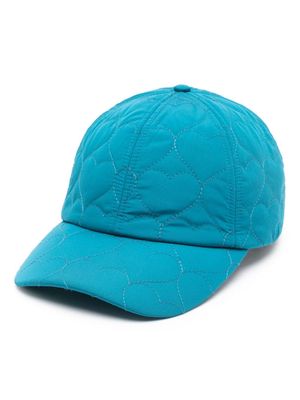 ARTE quilted curved-peak bassebal cap - Blue