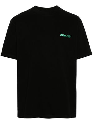 ARTE Teo logo-print cotton T-shirt - Black