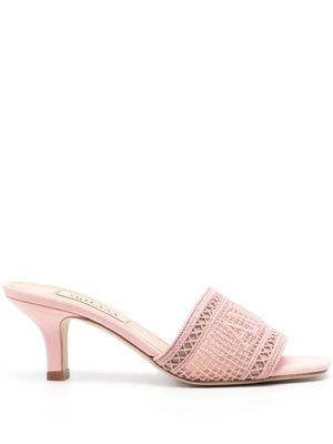 Arteana Roma 50mm leather mules - Pink