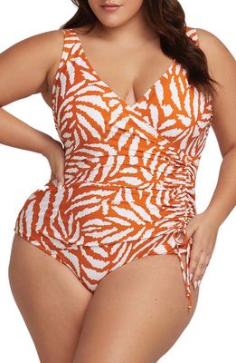 Artesands Alabastron Rembrant One-Piece Swimsuit in Terracotta
