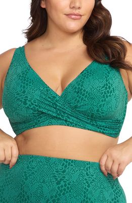 Artesands Ekhis Delacroix Bikini Top in Green 