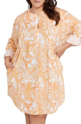 Artesands Gershwin Cotton Cover-Up Tunic in Coral