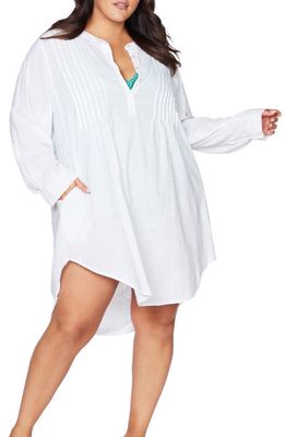 Artesands Gershwin Cover-Up Shirtdress in White