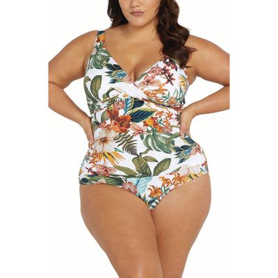 Artesands Into the Salt Delacroix One-Piece Swimsuit in White 