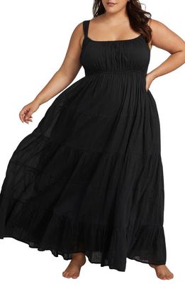 Artesands Liszt Cotton Cover-Up Dress in Black