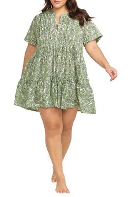 Artesands Mudlahara Gershwin Cover-Up Dress in Olive 