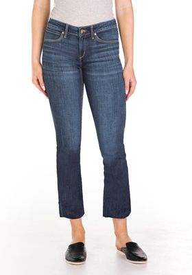 Articles of Society Women's London High Rise Flare Crop Jean in Avalon