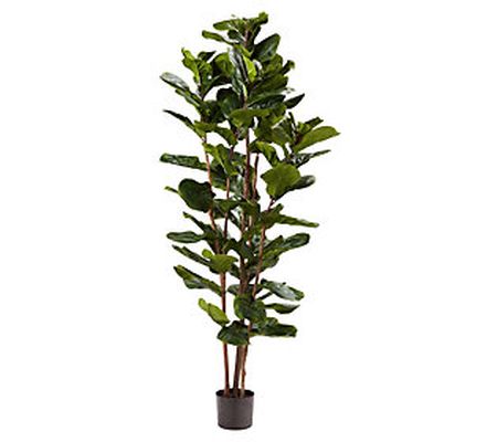 Artificial Fiddle Leaf Fig Tree 72" Faux Plant