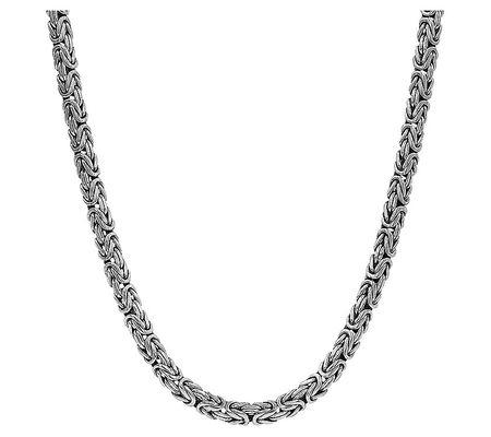 Artisan Crafted by Robert Manse Men's Sterling Byzantine Chain