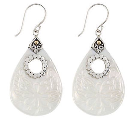 Artisan Crafted by Robert Manse Mother of Pearl Drop Earrings