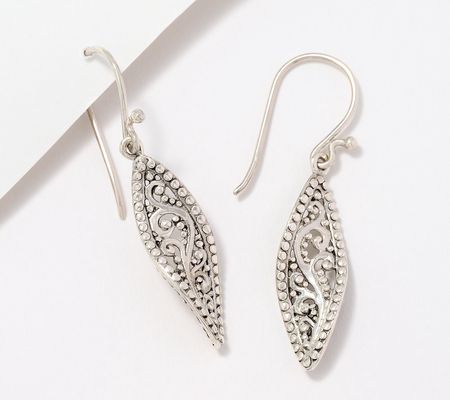 Artisan Crafted by Robert Manse Paisley Twist Earrings, Sterl