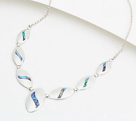 Artisan Crafted Tear-Drop Necklace, Sterling Silver