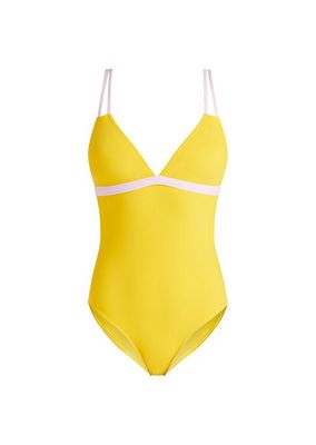 Aruba Colorblocked One-Piece Swimsuit