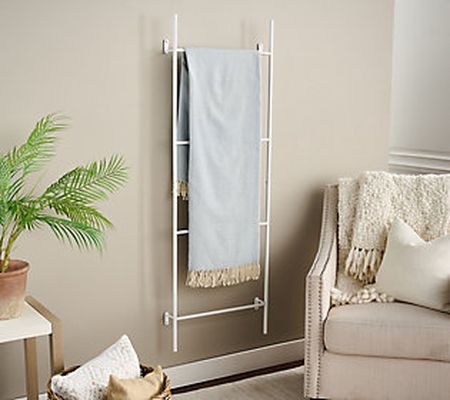 As Is 58 Hanging Iron Wall Ladder by LaurenMcBride