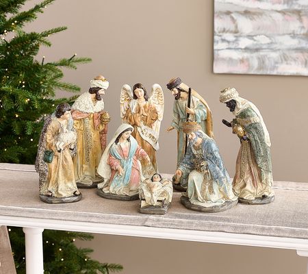 As Is 8-Piece Nativity Set by Valerie