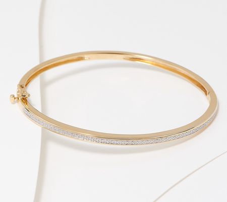 As Is Accents by Affinity Hinge Bangle, Sterl 0.10 cttw