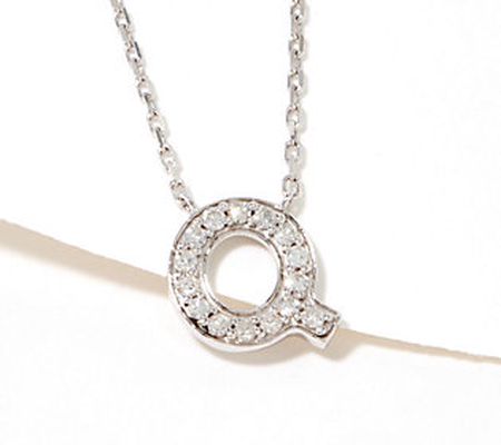 As Is Accents by Affinity Mini Inital Necklace, Sterl