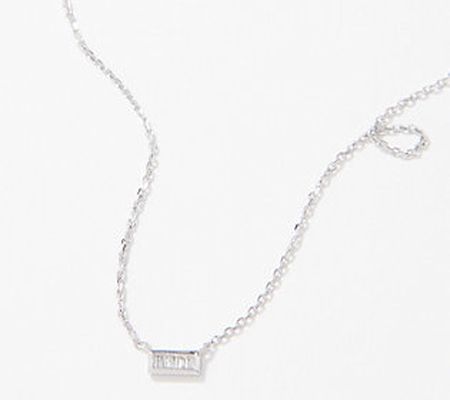 As Is Accents by Affinity Sterling Silver DiamondNecklace