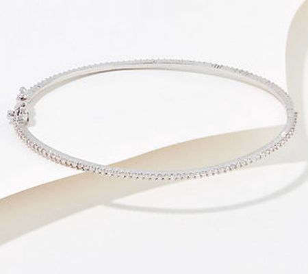As Is Affinity Diamonds 1cttw Eternity BangleSterling Silver