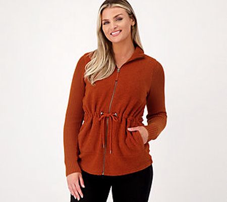 As Is All Worthy Hunter McGrady Mixed MediaSherpa Jacket