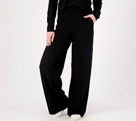 As Is All Worthy Hunter McGrady Regular Knit Wide Leg Pants