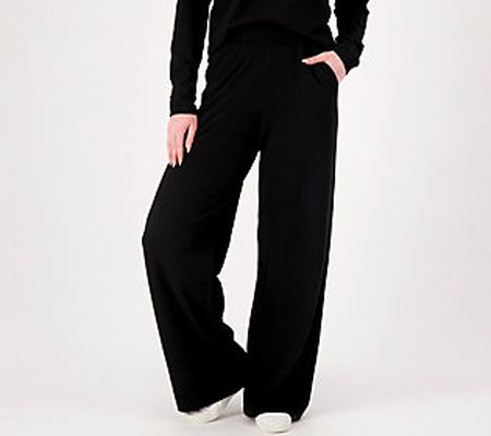 As Is All Worthy Hunter McGrady Tall Knit Wide Leg Pants