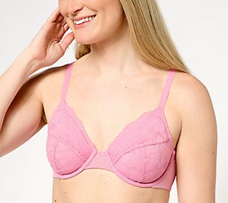 As Is All Worthy Lace Unlined Underwire Bra