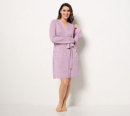 As Is AnyBody Hacci Dressing Robe with Pocket