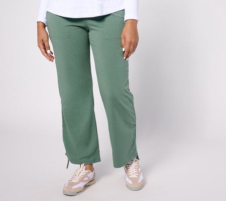 As Is AnyBody Lounge Cozy Knit Ruched Pant