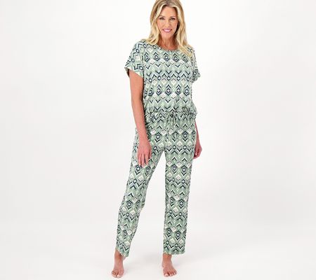 As Is Anybody Lush Jersey Petite Short SleevePajama Set
