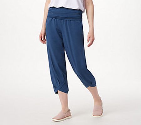 As Is AnyBody Petite Cozy Knit Harem Pant