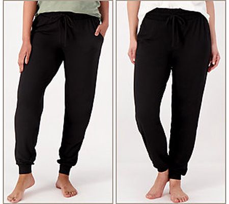 As Is Anybody Regular Lush Jersey Set of Two Joggers