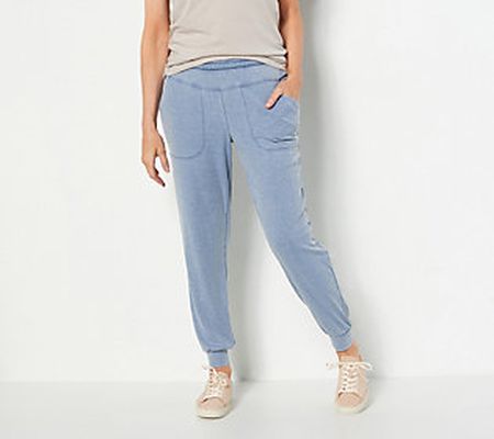 As Is AnyBody Washed Rib Petite Jogger