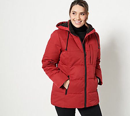 As Is Arctic Expedition Horizontal Quilted Down Jacket