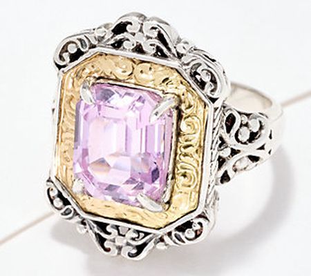 As Is Artisan Crafted by Robert Manse SS &18K Gemstone ring