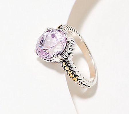 As Is Artisan Crafted Kunzite Oval Solitaire Ring, Sterling