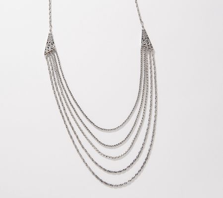 As Is Artisan Crafted Sterling Silver Layered Necklace