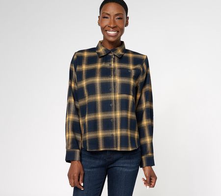 As Is Attitudes by Renee Cozy Plaid ShirtJacket