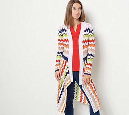 As Is Attitudes by Renee Knit Draped Front Maxi Cardigan