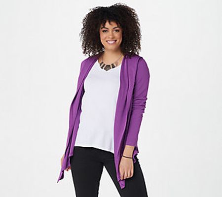 As Is Attitudes by Renee Monte Carlo Knit Hooded Jacket