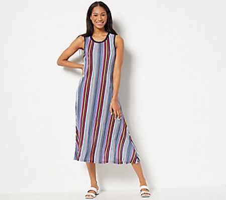 As Is Attitudes by Renee Regular Pleated MidiDress