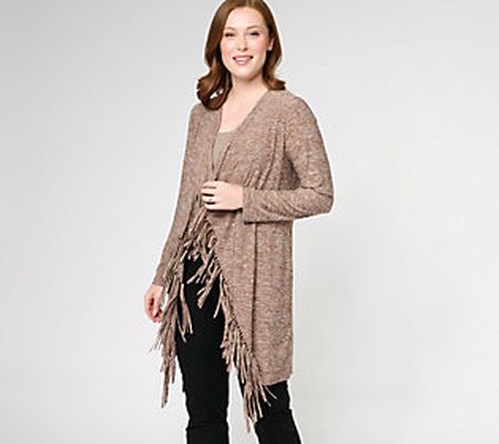 As Is Attitudes by Renee Spacedye Cascade Fringe Duster