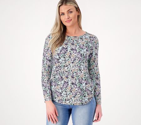 As Is Attitudes by Renee Yummy Jersey LongSleeve Top