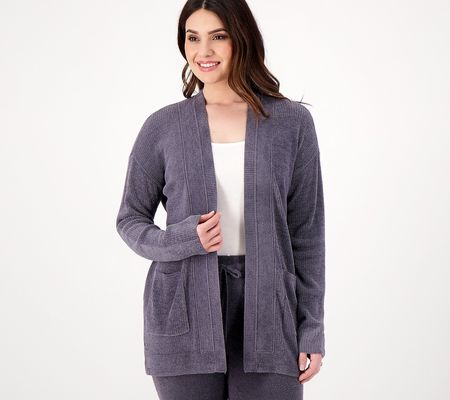 As Is Barefoot Dream CozyChic Ultra Lite Open Front Cardigan